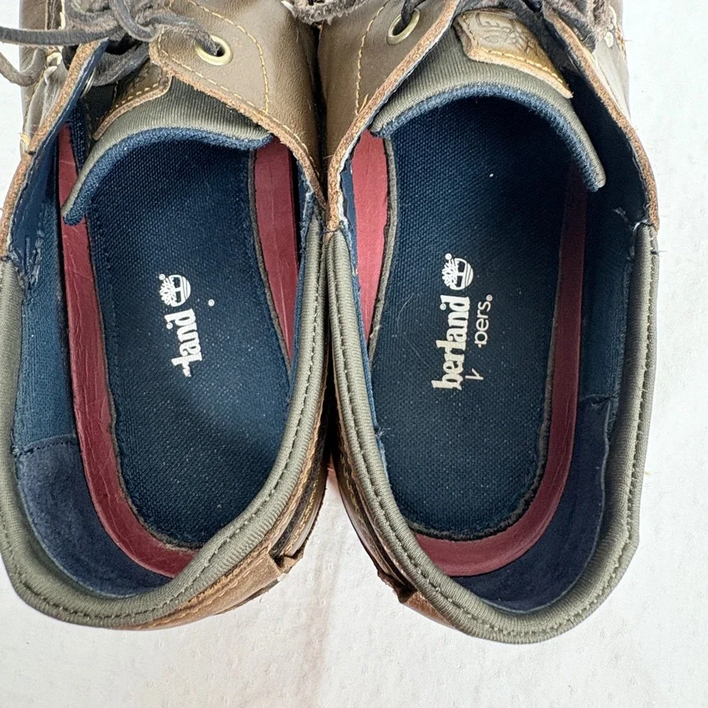 Timberland Earthkeepers Mens Brown Leather Boat Shoes Loafers Size 11  Classic